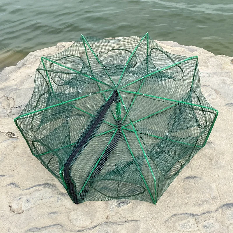 Mesh for Fishing Net/Tackle/Cage Folding Crayfish Catcher Casting