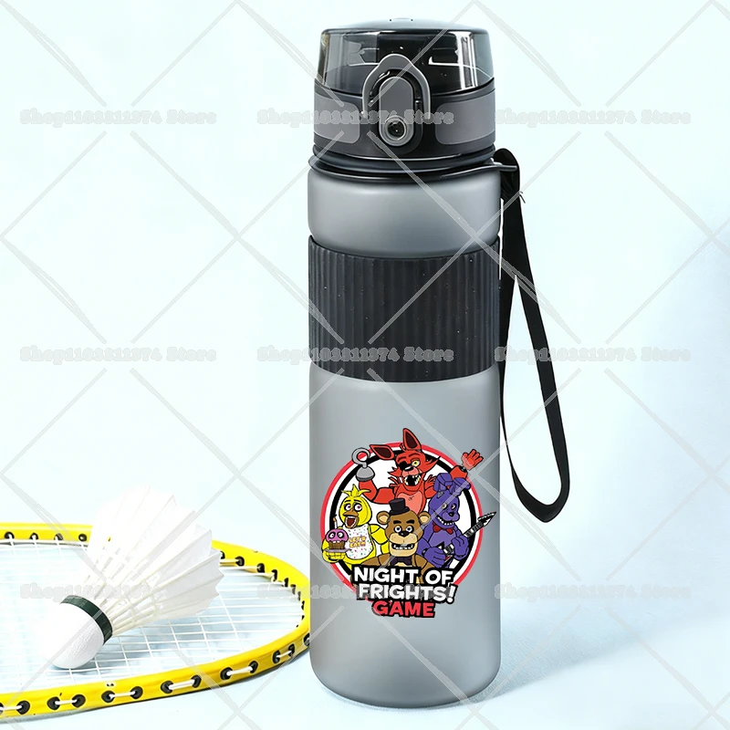 Frosted FNAF Sports Water Bottle 550ml - Portable Gym & Travel Hydration Cup