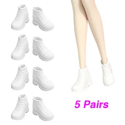 Deluxe Doll Dress - Up Set with Dollhouse Furniture and Accessories (5 Pairs Shoes)