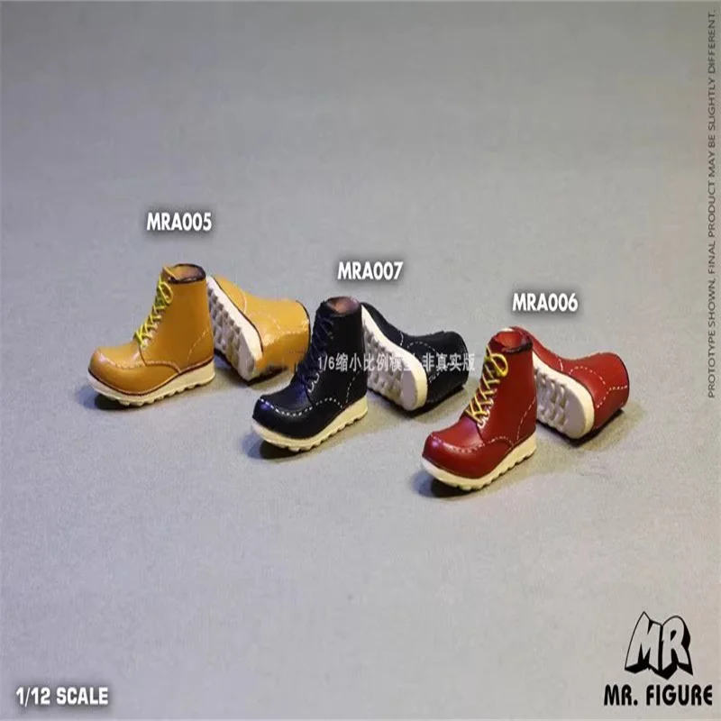 

MR.Figure 1/12 Male Soldier Trendy Mid Length Shoes Boots High Quality Model Toy Fit 6'' Action Figure Body In Stock