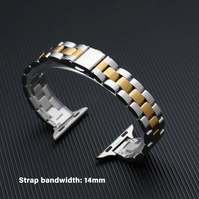 Stylish Women's Slim Stainless Steel Watch Bracelet Strap