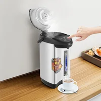 4L 220V 750W chauffe-eau noir norme ue 750W bouilloire électrique en acier inoxydable bouilloire électrique pour bureaux hôtels maison 3