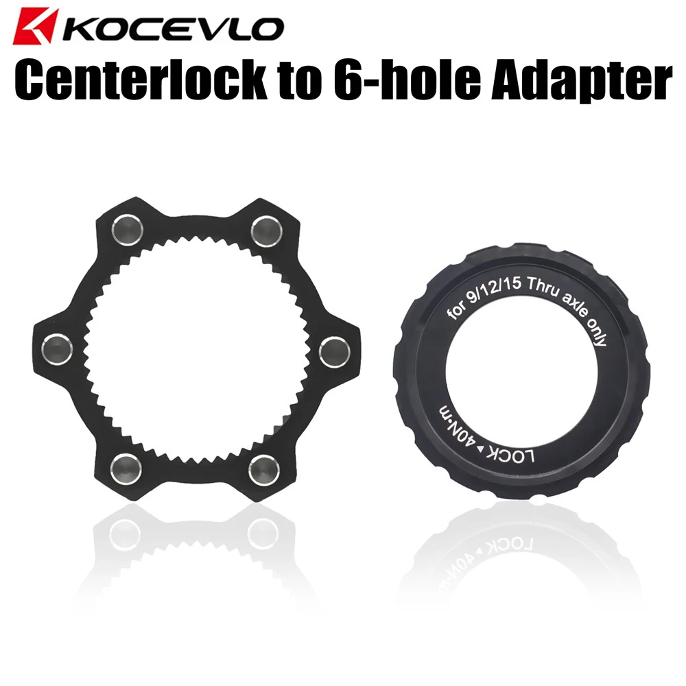 Centerlock to 6-hole Adapter 6-hole Brake Disc Center Lock 6 Bolt Adapter for SM-RTAD05 / SM-RTAD10 thru axle adapter,bicycle hub adapter