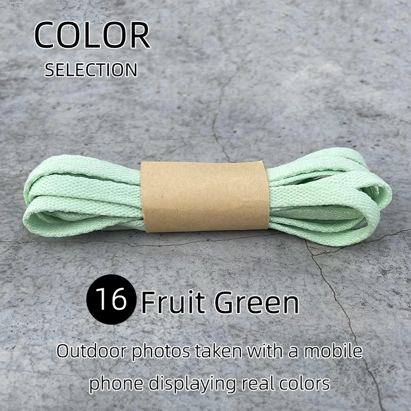 Vibrant HiberniFlat Wide Shoelaces - 25 Color Options