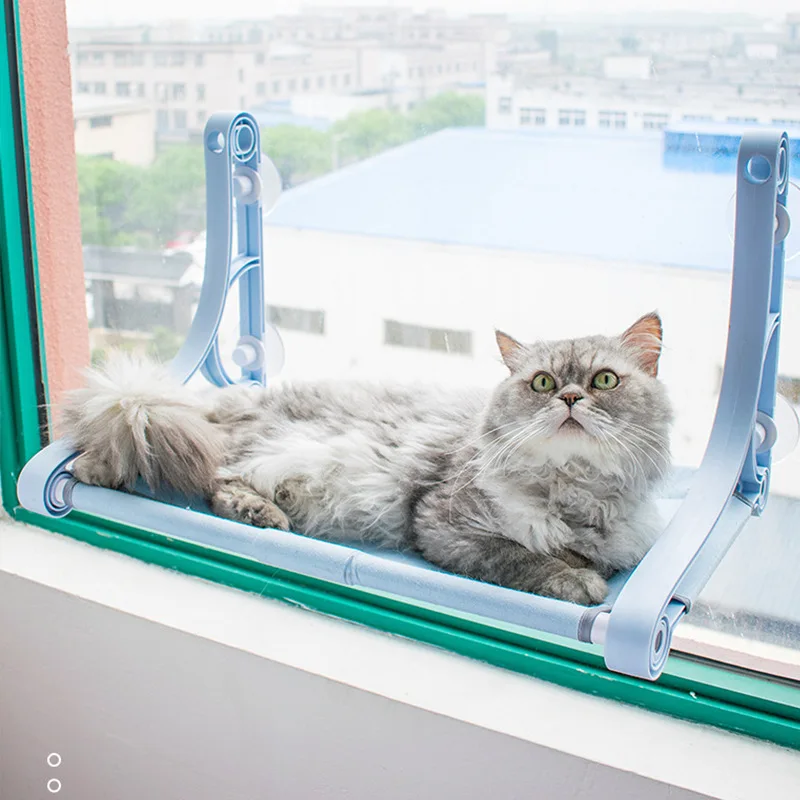 Cute Pet Hanging Beds Bearing Cat Sunbathing Lounger Mount Pet Cat