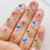 50pcs Mixed Resin Mini Cartoon Circus Clown Flatback Rhinestone Figurines Nail Art DIY Party Scrapbook Accessories Crafts 5