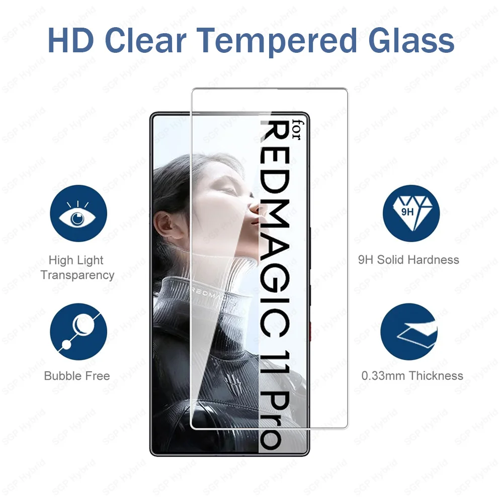 Full Cover Tempered Glass Armor HD Screen Protector (1-4 Pack)