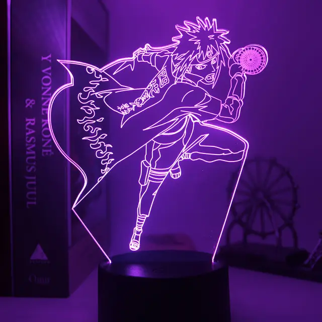 Hiroshima Narutonaruto Led 3d Lamp - Touch-activated Anime Night