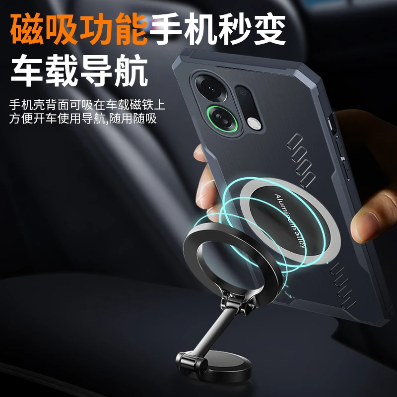Enhanced Cooling Acrylic Case with Shockproof Bumper and Camera Protector, Transparent Cover