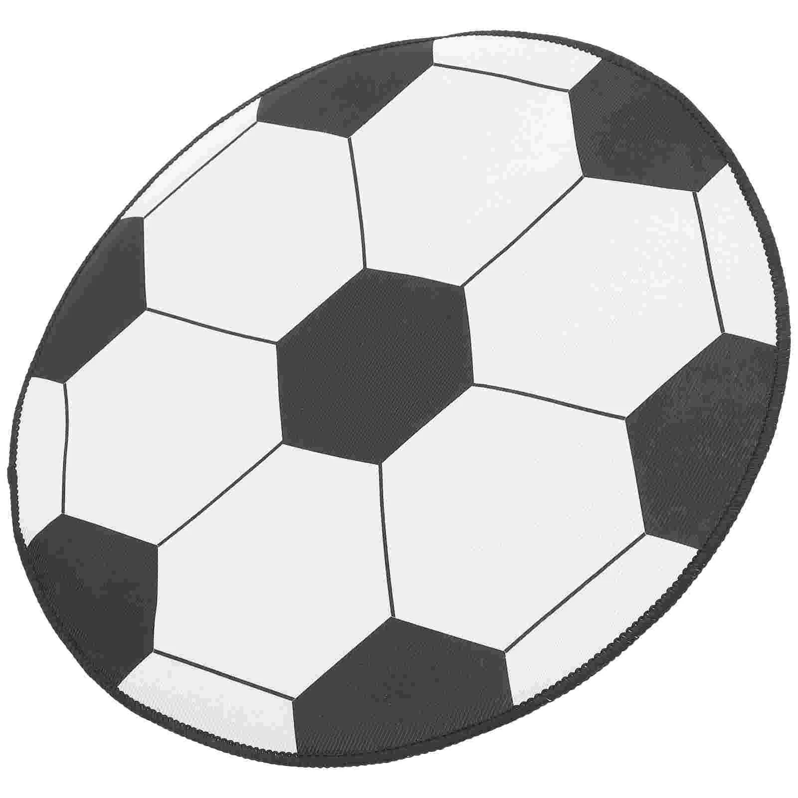 Football Carpet Round Bedroom Carpet Decorative Hotel Floor Mat Soccer Pattern Floor Rug Cushion floor mat carpet mat