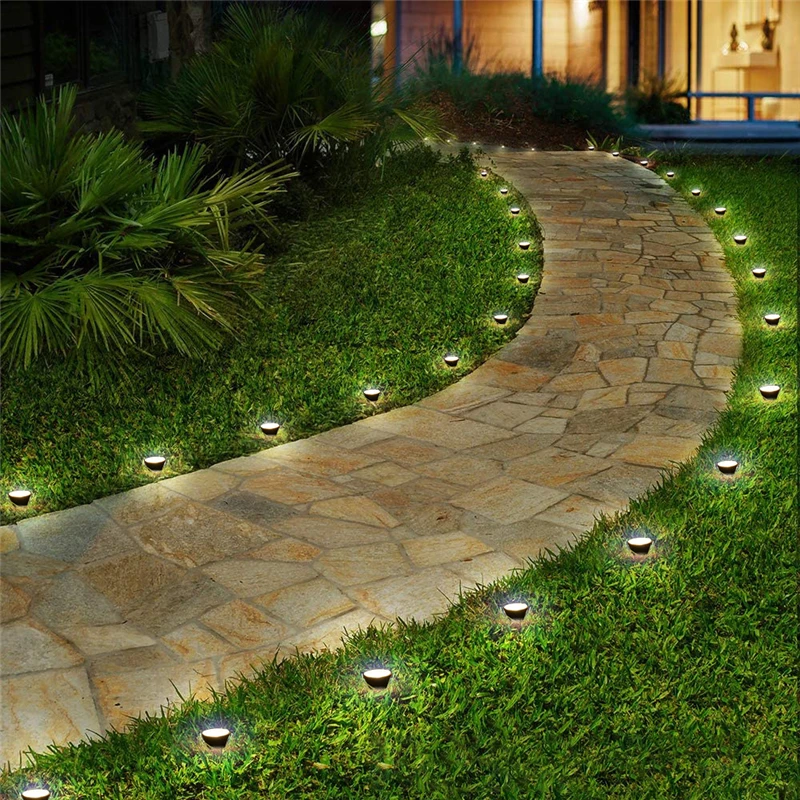 10 in 1 Outdoor Solar Lights RGB Changing Lawn Ground Lamp IP65 Waterproof Landscape Spotlights Garden Decoration solar ground lights solar lights lawn lamp garden lighting