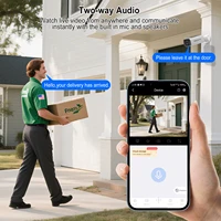 ARCCTV 2K caméra solaire sans fil Surveillance extérieure batterie intégrée caméra Wifi détection humanoïde Flash alarme Vision nocturne 5