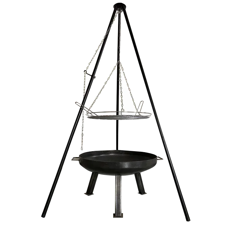 Cooking Charcoal  Bbq Grills Tripod Fire Bowl for BBQ/Chocolate Fountain/Grilling/ Barbecue/Kitchen/Crafting and Party