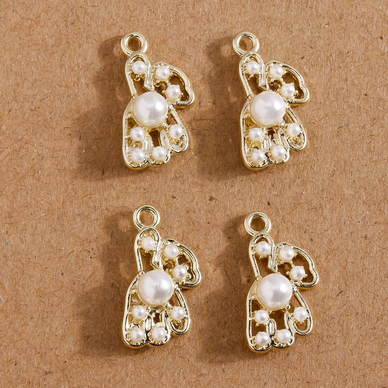 8 Teile/los Nette Kristall Bär Mond Stern Liebe Herz Charms für Schmuck Machen Frauen Mode Ohrringe Anhänger Halsketten Zubehör – Detail 23