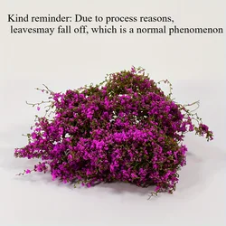 Mini Vine and Flower Set - 3 Grams of Lush Artificial Greenery (PURPLE)