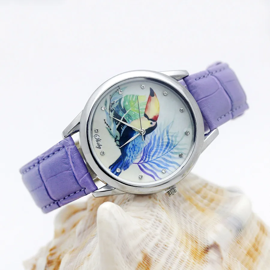 Shsby Luxury Brand Woman Watch Leather Strap Watch For Women Elegant Ladies Watch Sweet Flower Quartz Wristwatch Girls Gift 4 4