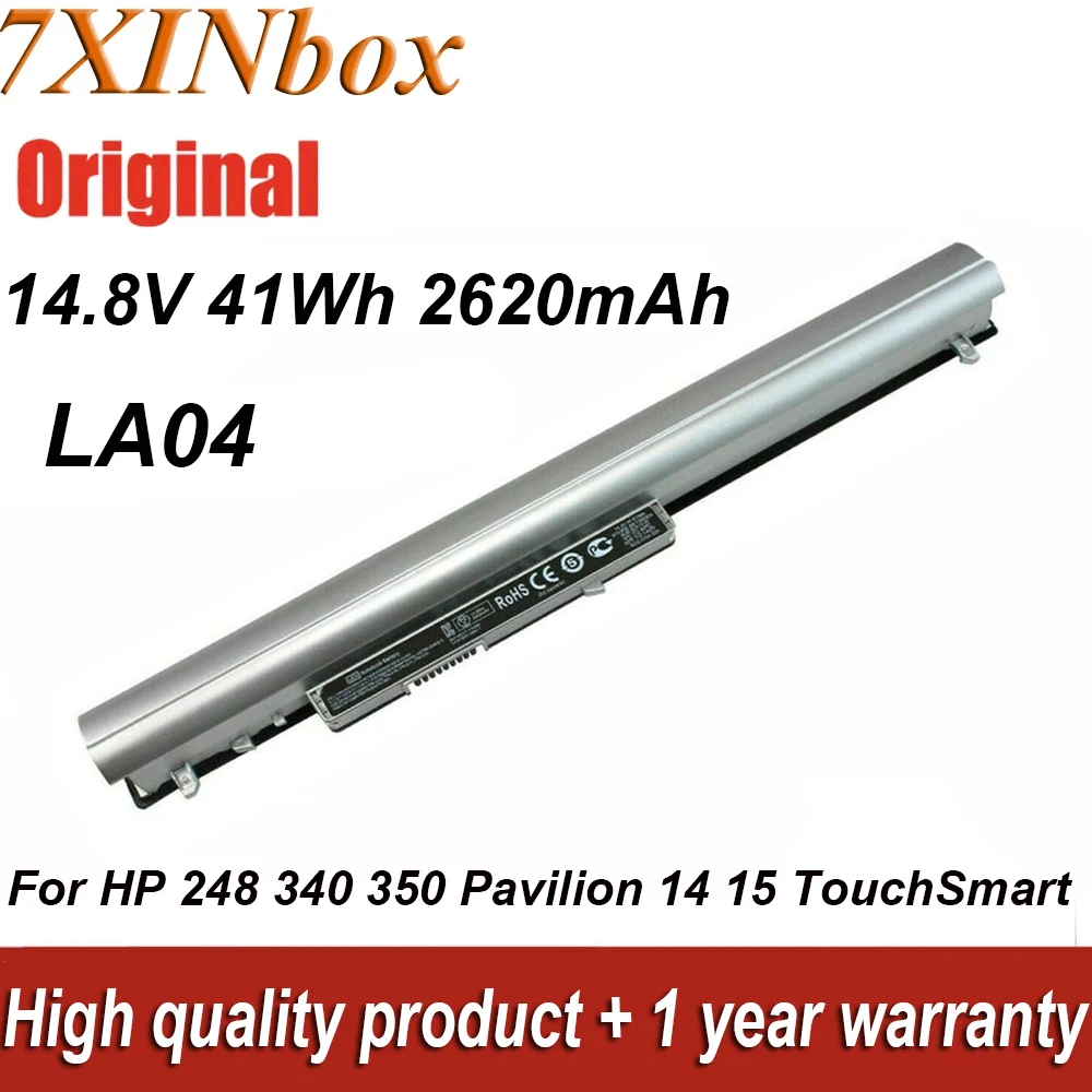 

Laptop Battery HSTNN-UB5M LA04 14.8V For HP 248 340 350 G1 Pavilion 15-B119TX 15-B003TX 15-B004TX 14/15 TouchSmart Series