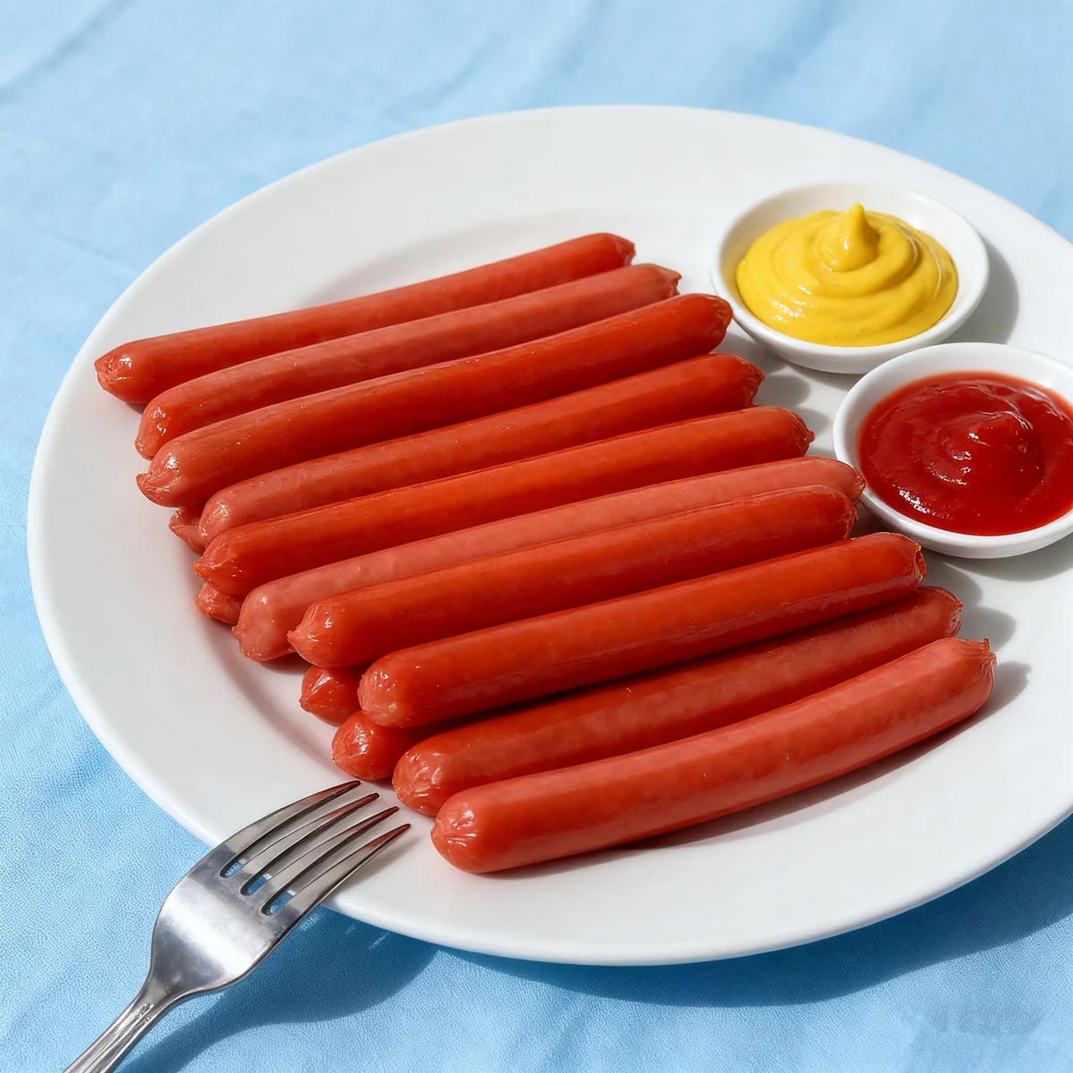 Realistic Fake Sausage Model - Artificial Food Model for Photography Props, Kitchen Display, BBQ Party Decor, and Bakery Display