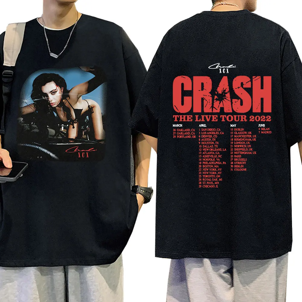 Charli Xcx Crash The Live Tour T Shirt Men Women Clothing Fashion