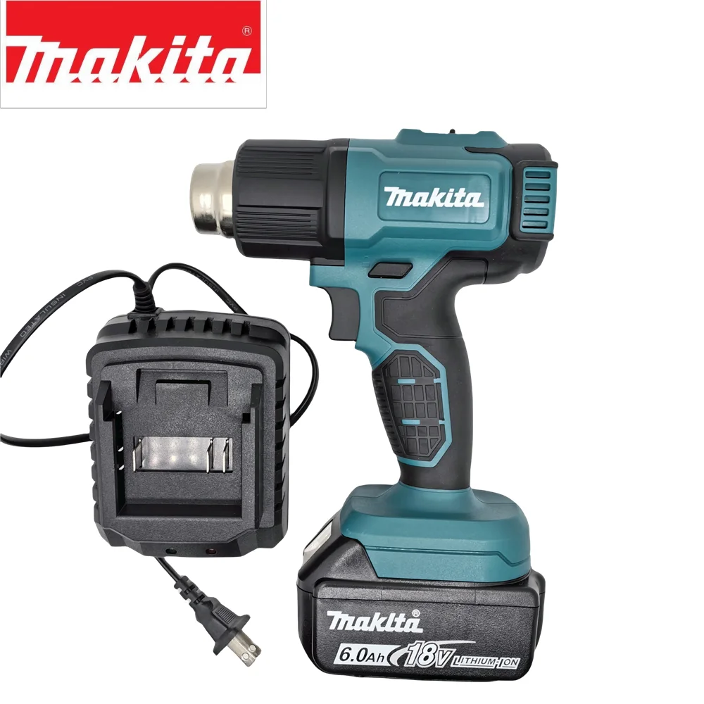 

Makita DHG181 Rechargeable Heat Gun DHG181 Wireless industrial heat shrink film baking gun Heating gun 18V lithium power tool
