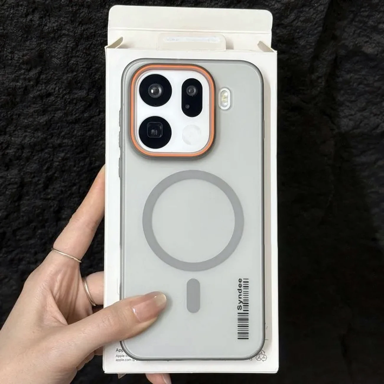 Candy Matte Clear Magnetic Translucent Frosted Hard Cover