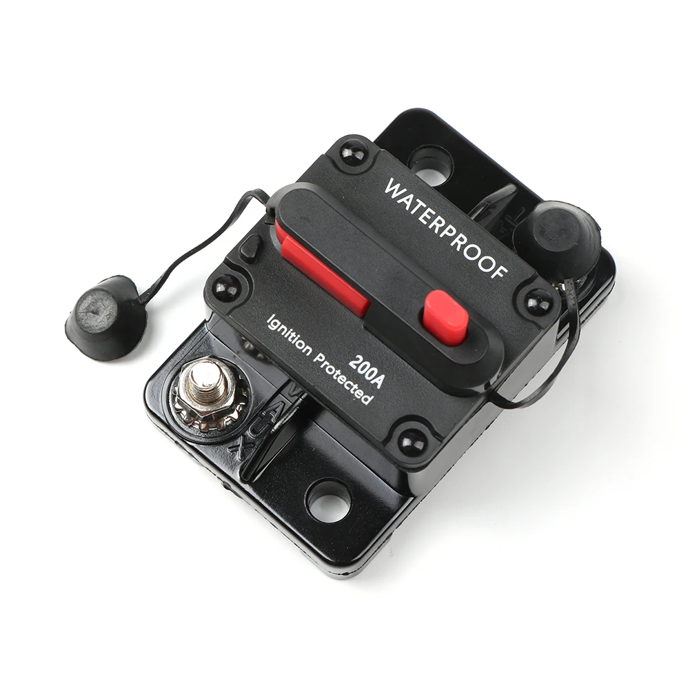 DaierTek 20A-300A Leistungsschalter 12V Trolling mit manuellem Reset Boot Manueller Stromschutz für Audiosicherung Auto 48VDC Wasserdicht – Detail 18
