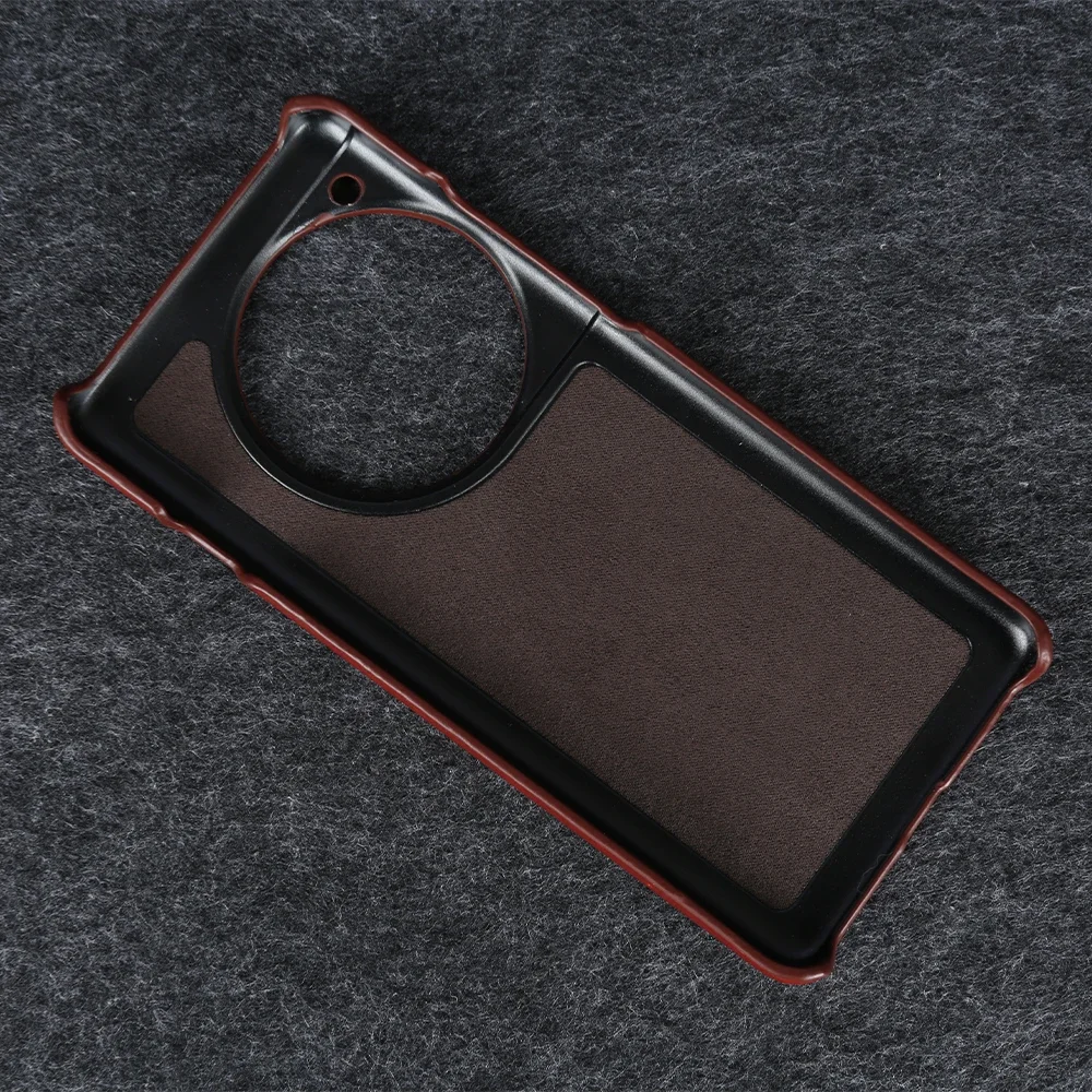 Vintage Oil Wax Genuine Leather Phone Case - Retro Back Cover