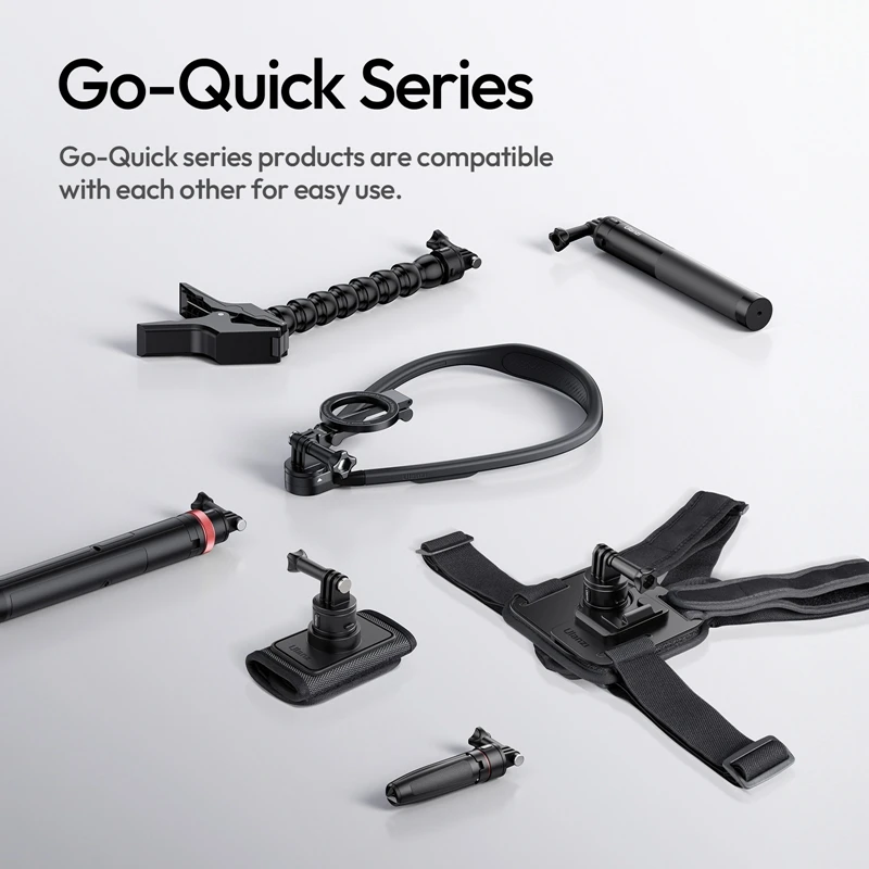 Ulanzi MG14 Magnetic Neck Mount for Phones Action Cameras for Fishing Family Time Pet Vlogging Cooking Mini Extendable Tripod