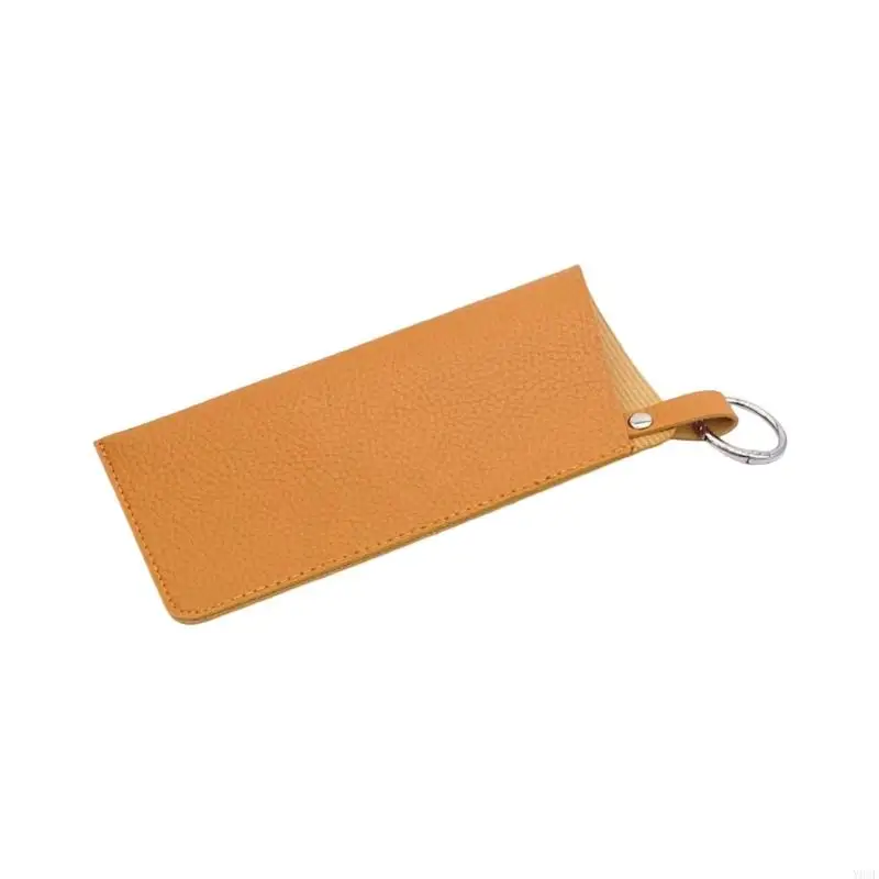 Tragbare hängende Brillen-Aufbewahrungstasche, leichte PVC-Design, wasserdichte Schutzhülle mit weichem Futter für die Y08E – Detail 2