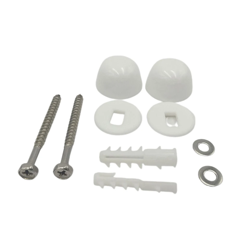 Bidet Anchor Toilet Accessories Silver Stainless Steel+Plastic Bolts Set Fitting Screws For Bathroom Decoration