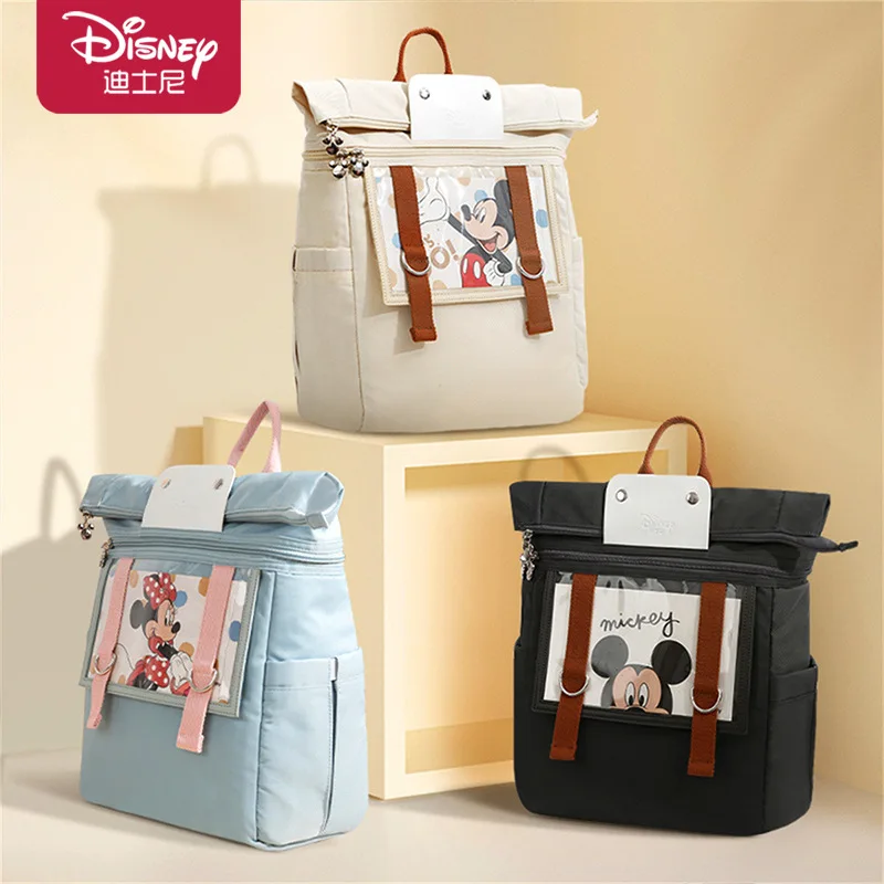 

Disney New Fashion Baby Diaper Bag Large Capacity Maternity Bag Baby Waterproof Stroller Backpack Mickey Mouse Baby Diaper Bag