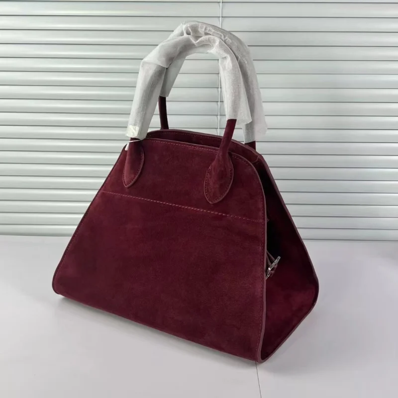 

handbag r0w cowhide large capacity women's high range suede tote bag minimalist style Margaux