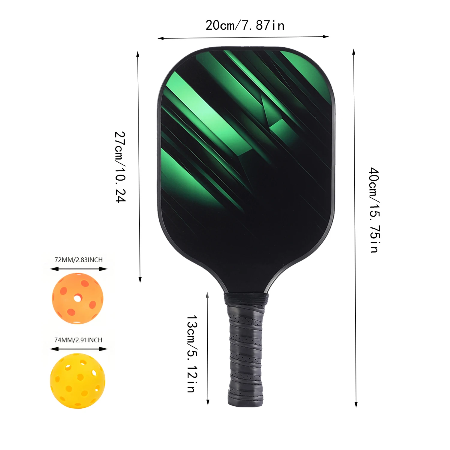 Pickleball Paddles Set-USAPA Approved Carbon Fiber Pickleball Set of 2 Rackets 4 Balls Beach Sports Tennis Outdoor Racquet