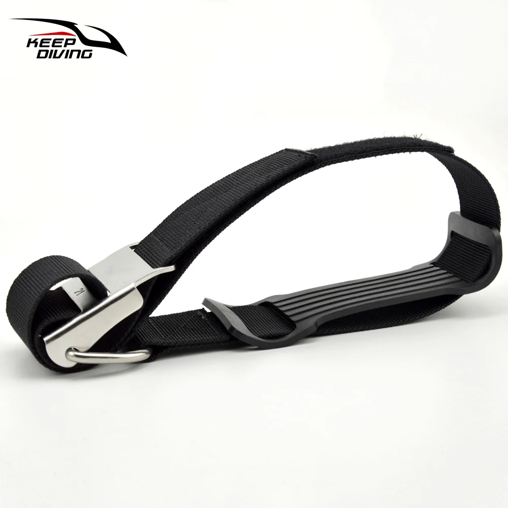 Scuba Diving Tank Strap With SS316 Buckle for 12L-14L Cylinder with Non-slip Pad Jacket BCD Wing BCD Sidemount Backmount Donut diving tank strap