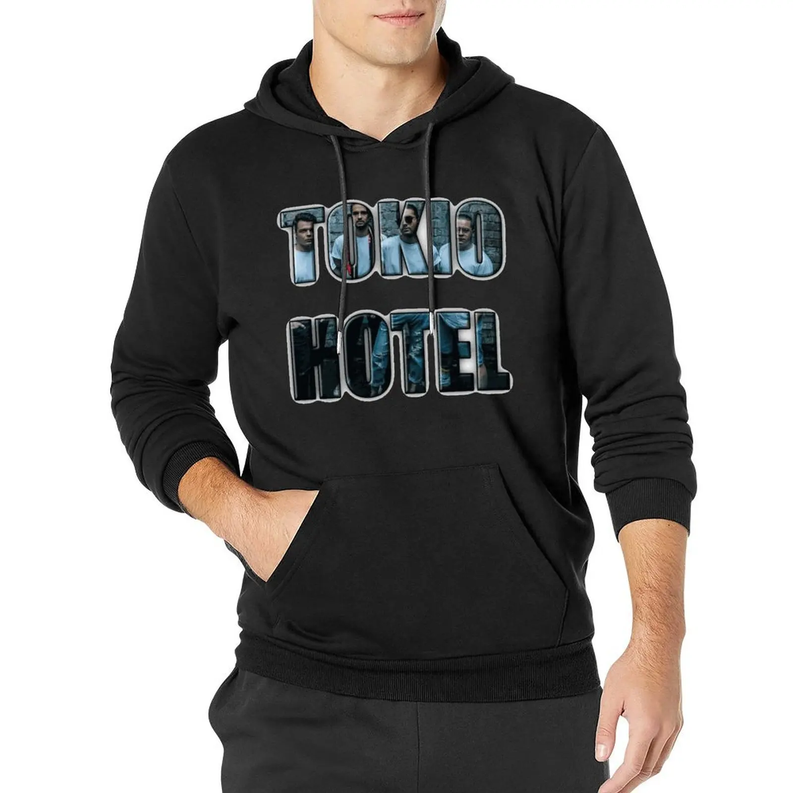 

Tokio Hotel Letter Loose Hoodies Unisex Rock Band Casual Pullover Hoodie Autumn Aesthetic Classic Sweatshirts Plus Size 4XL 5XL