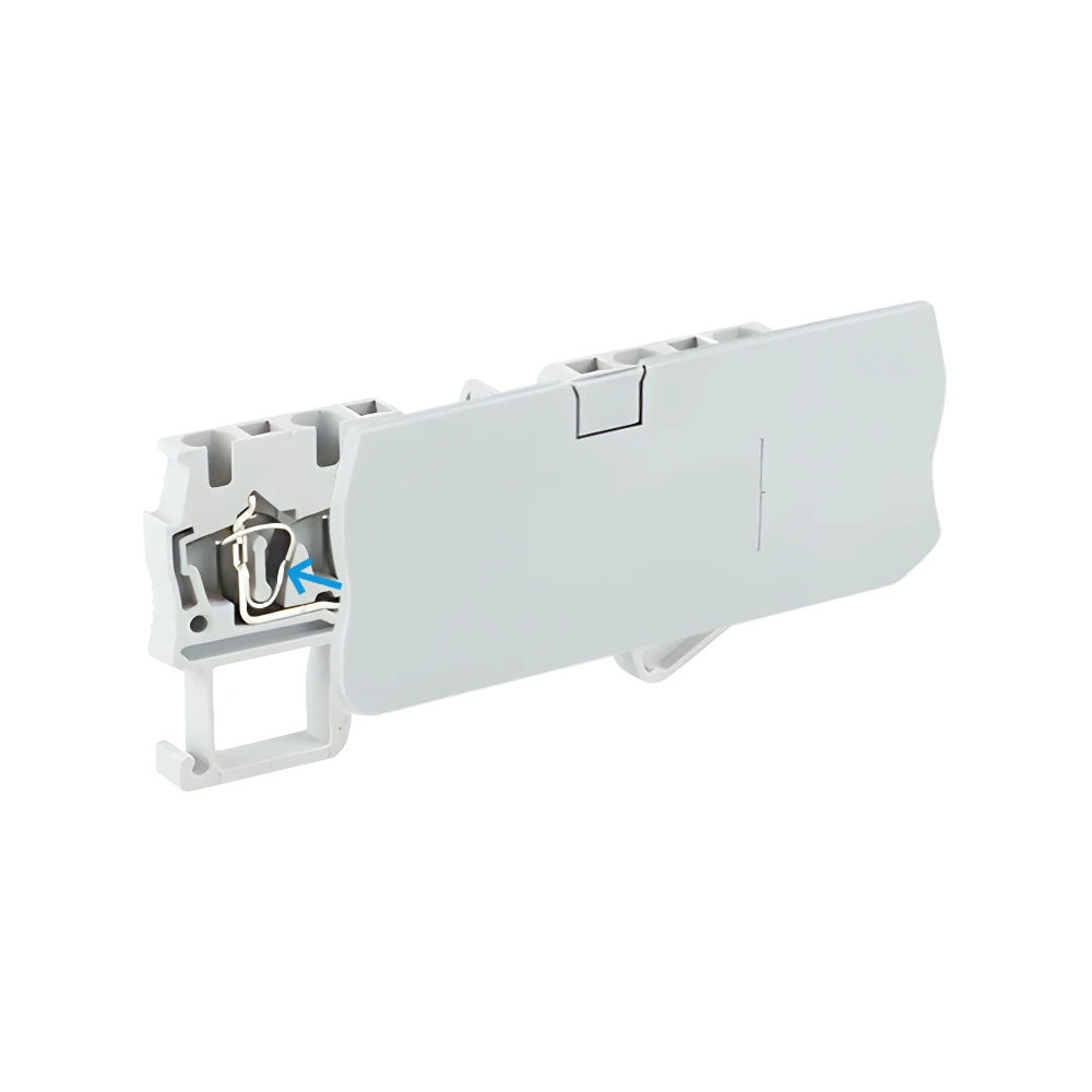 1 Piece D-ST2.5-QUATTRO End Cover For ST2.5-QUATTRO Din Rail Terminal Blocks End Cover Plate din rail terminal block
