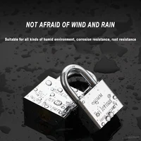 Домашний навесной замок, уличный замок для общежития, водонепроницаемый, нержавеющий, противоугонный и противосъемный замок, дверной замок открывает замок — изображение 5