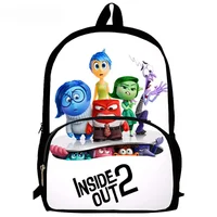Inside Mochila Out School Backpack for Grade 1-4,Cartoon Animal Prints School Bags for Boys Gilrs ,Child Backpack for School 3