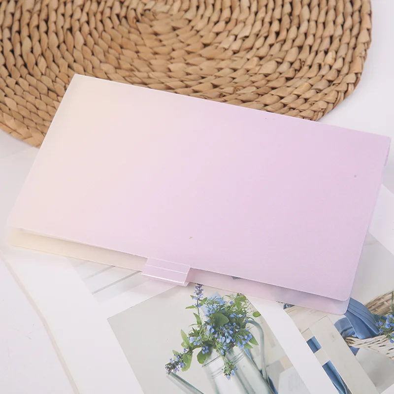 Business Card Album Korean Style Student Button Business Card Album Polaroid Photo Guka Book Photo Storage in Stock