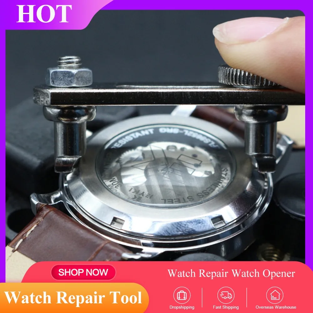 Регулируемая задняя крышка для наручных часов инструмент замены аккумулятора