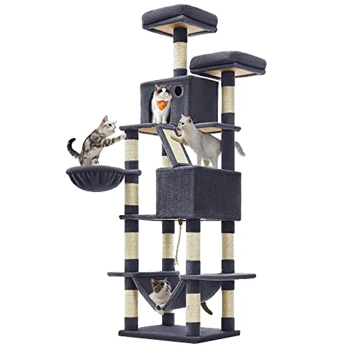 Indoor Large Multi-layer Cat Climbing Frame Cat Scratching Pile Luxury Plush Climbing Tree