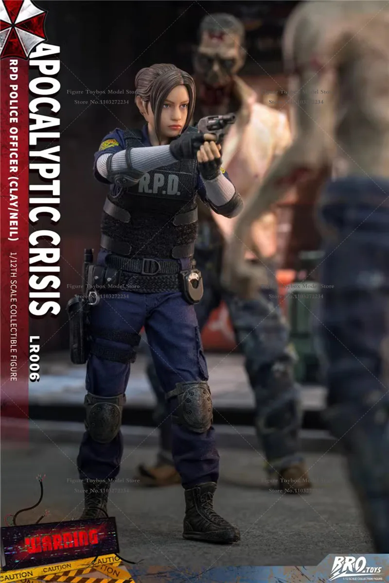 BROTOYS 1/12 LR006 クレア ジル BROTOYS LR006 1/12 Jill Clair Cool Girl Action Figure