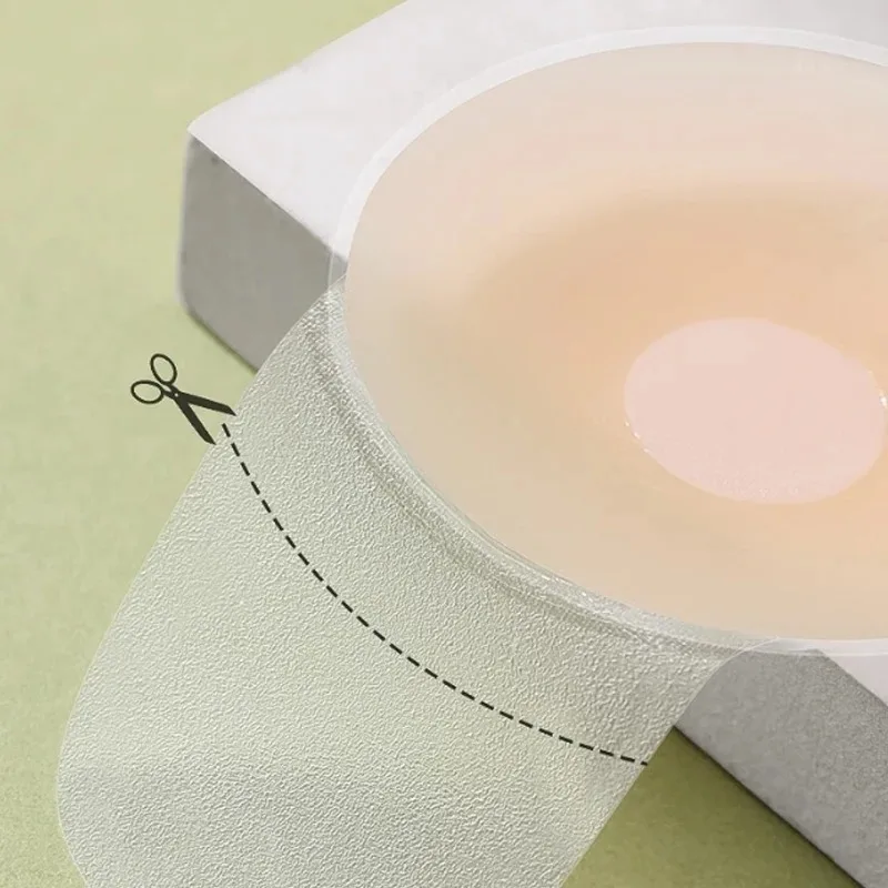 Silicone Nipple Cover 1Pairs Adhesive Reusable Invisible Bras Chest Patch For Women