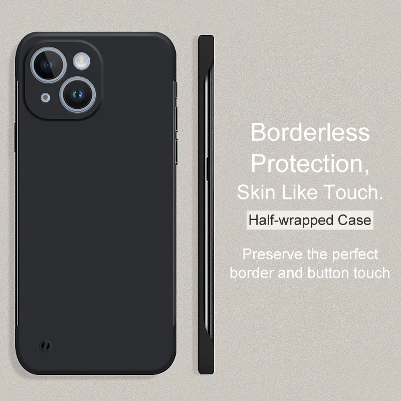 Luxury Ultra-Thin Borderless Candy Color Matte Hard Case