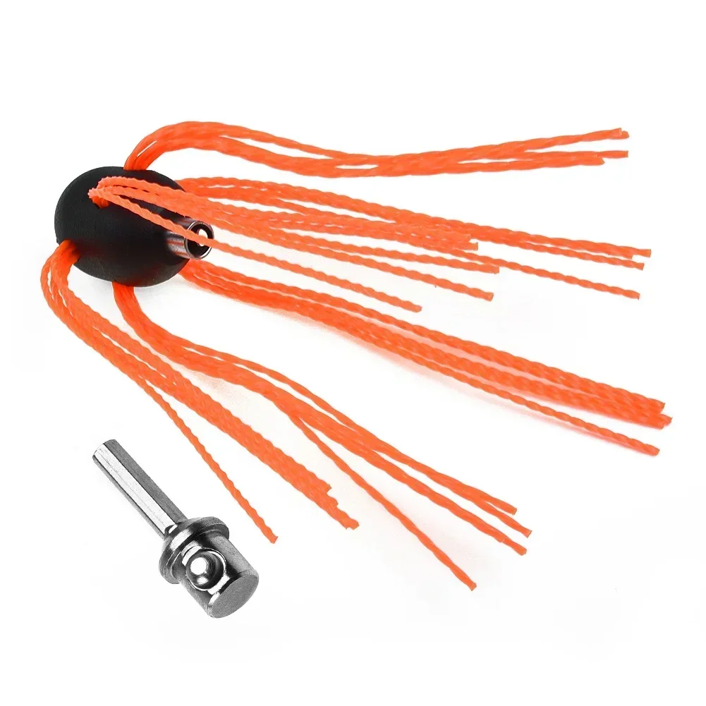 Achieve Professional Chimney Cleaning Results with Power Sweeping Brush Head Kit Suitable for DIY Enthusiasts