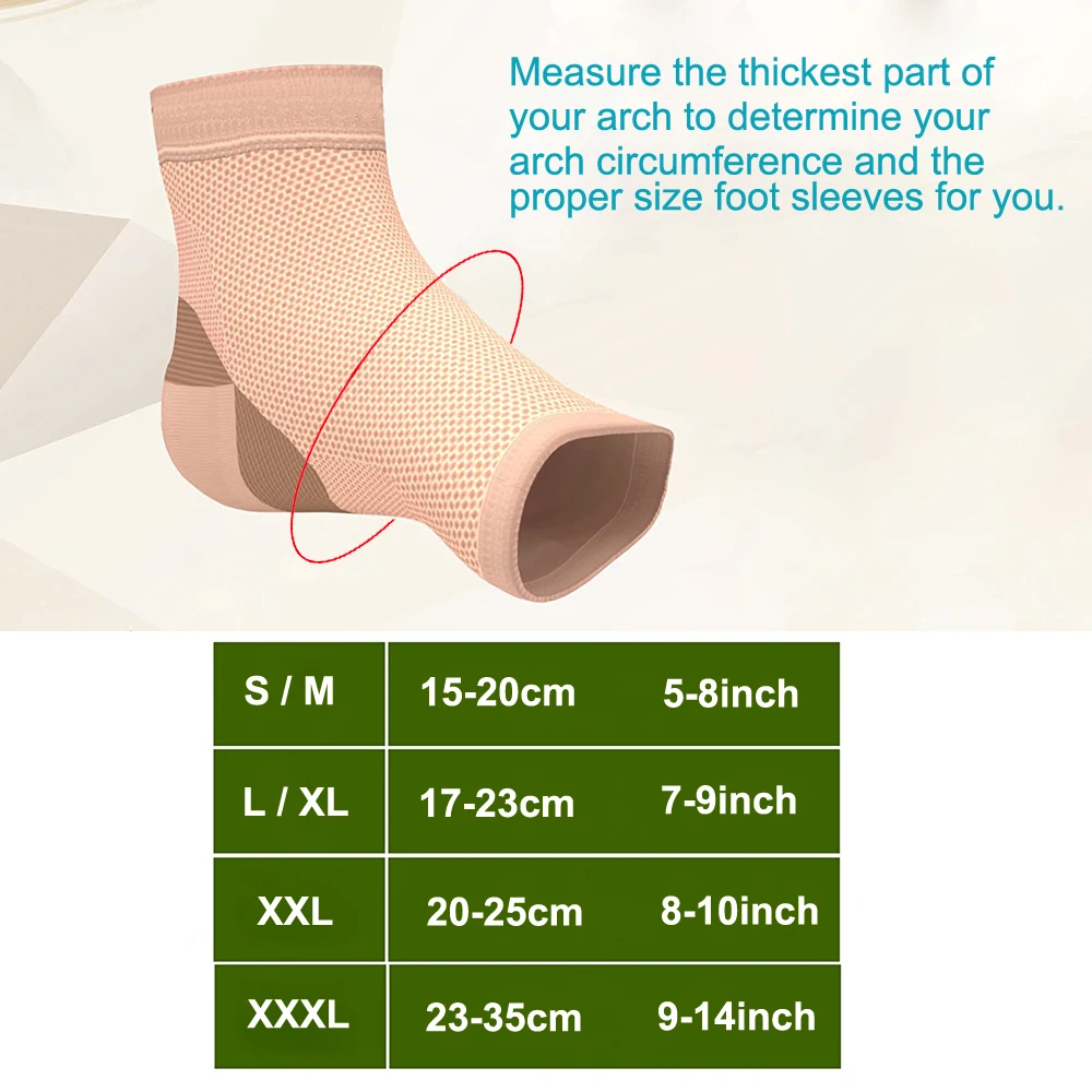 Neuropathy socks Compression socks Ankle socks Ankle support Ankle support brace 1Pair Plantar Fasciitis Socks with Arch Support-Ankle Compression Sleeve Brace Toeless Socks for Foot Pain Relief Swelling