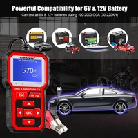 New 2025 KONNWEI KW681 Professional Car OBD2 Scanner Auto Diagnostic Tools 6V12V 2 in 1 Car Motorcycle OBD2 Battery Tester Tools - Image 4