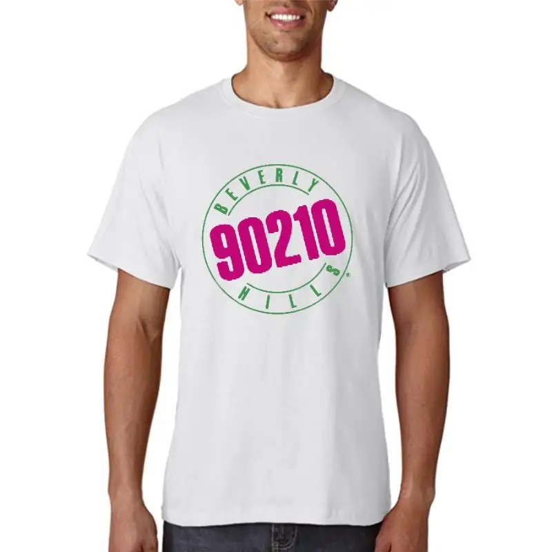 Titolo: T-Shirt Uomo Neon Manica Corta Beverly Hills 90210
