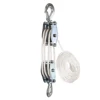 270° Rotatable Rope Pulley Block Hook Crane Heavy Duty Polyethylene Rope Pulley Hoist Manual Lifting Device 1