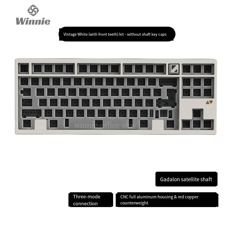 

Механическая клавиатура Luminkey80, клавиатура kit86keys с тремя режимами, Беспроводная Bluetooth клавиатура Pbt с колпачком клавиш, 4000 мАч, клавиатура для любителей игр